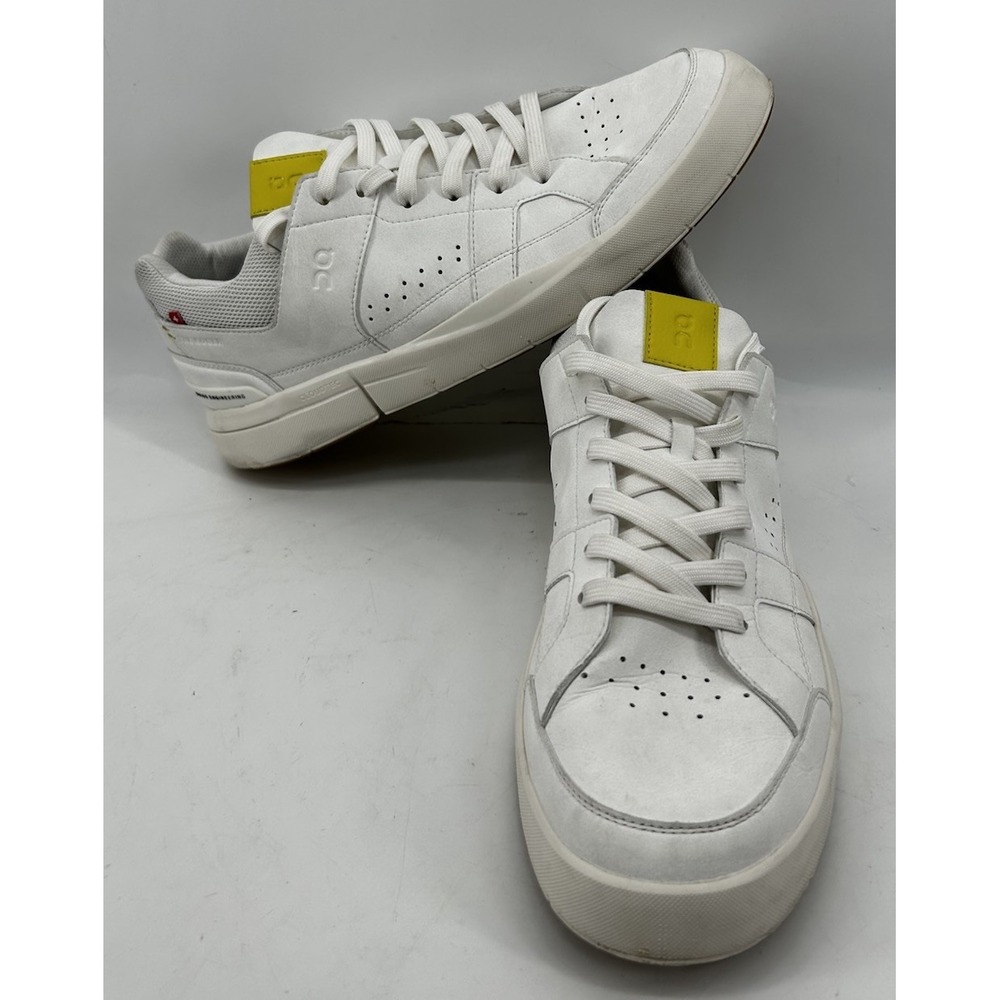 On Cloud Roger Clubhouse White Gecko Men's Running Sneakers Size 11.5